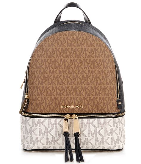 michael kors rhea backpack medium brown zalando.de|Michael Kors rhea backpack large.